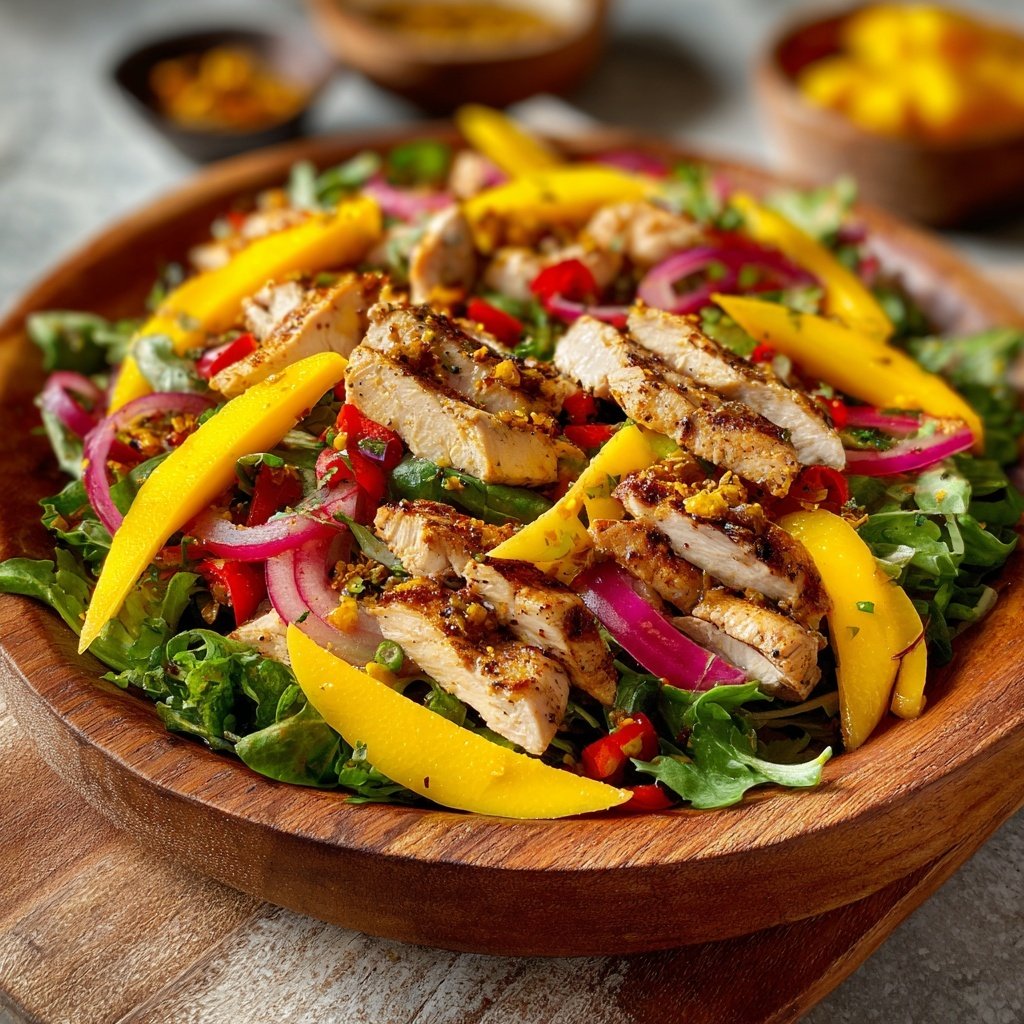 Mango Chicken Salad Delight