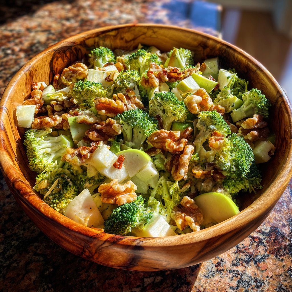 Crunchy Broccoli Apple Salad
