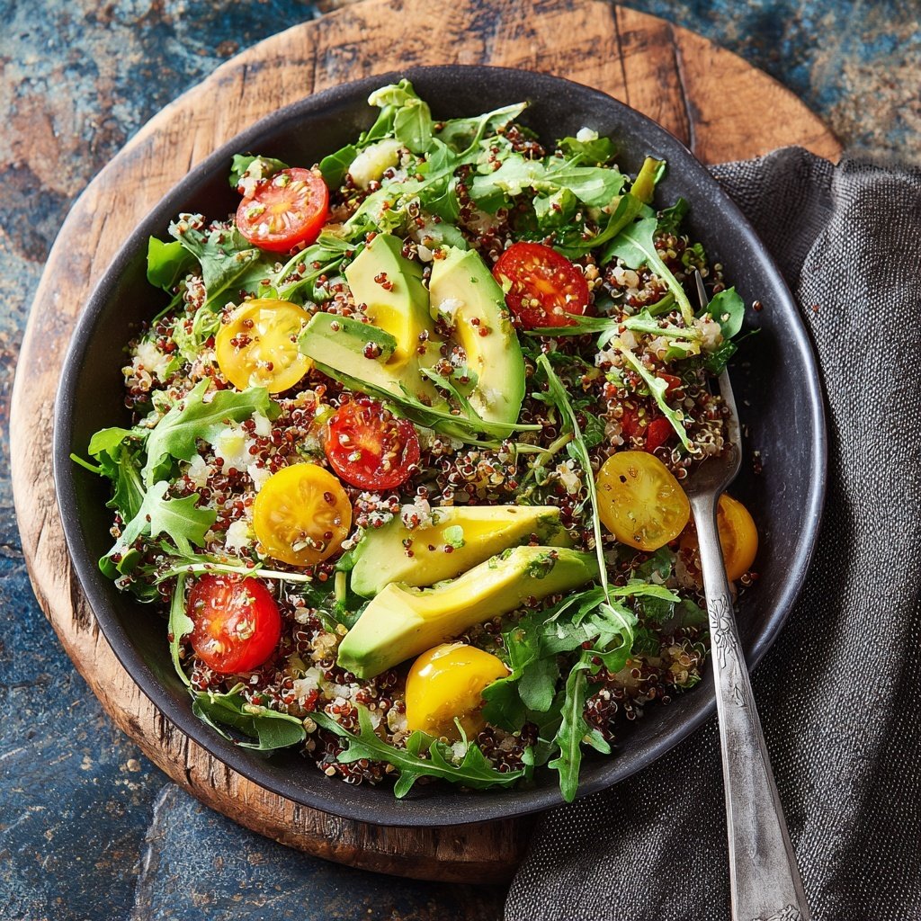 Healthy Avocado Quinoa Salad