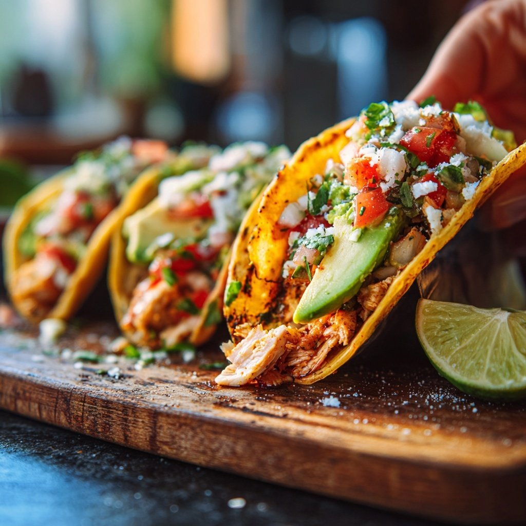 Global Mexican Chicken Tacos
