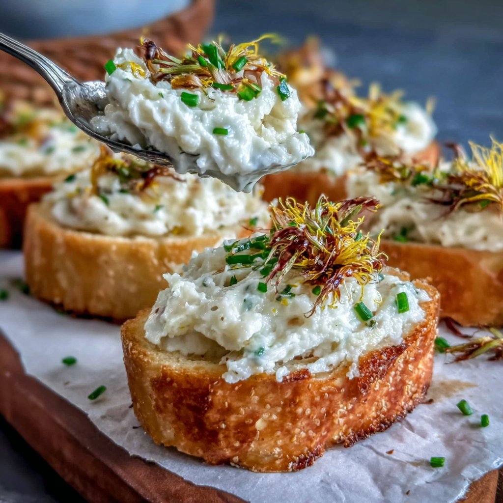 Dandelion Jam and Cheese Spread