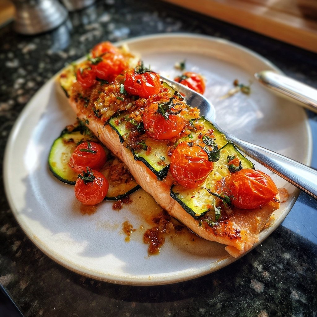 Simple Grilled Salmon with Veggies