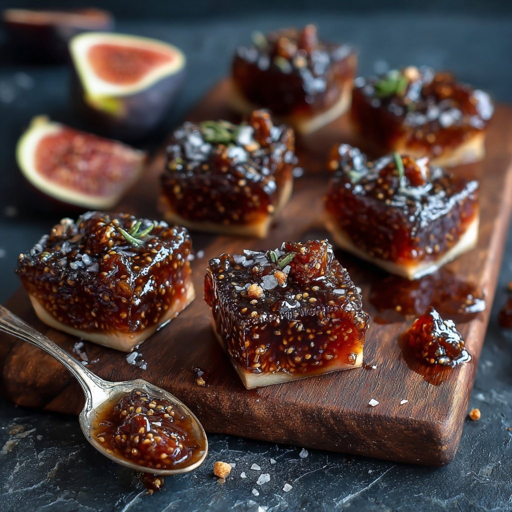 Sweet and Spicy Fig Jam Bites