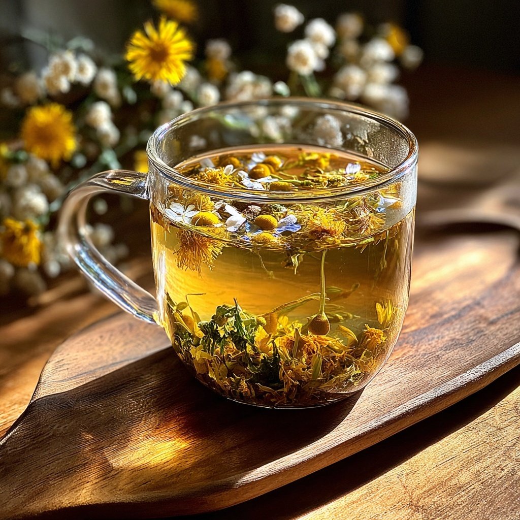 Calming Dandelion Chamomile Brew