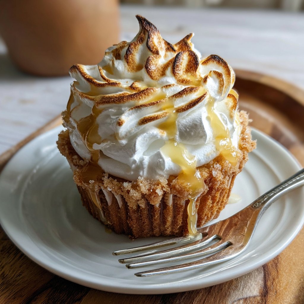 Lavish Lemon Meringue Cupcake