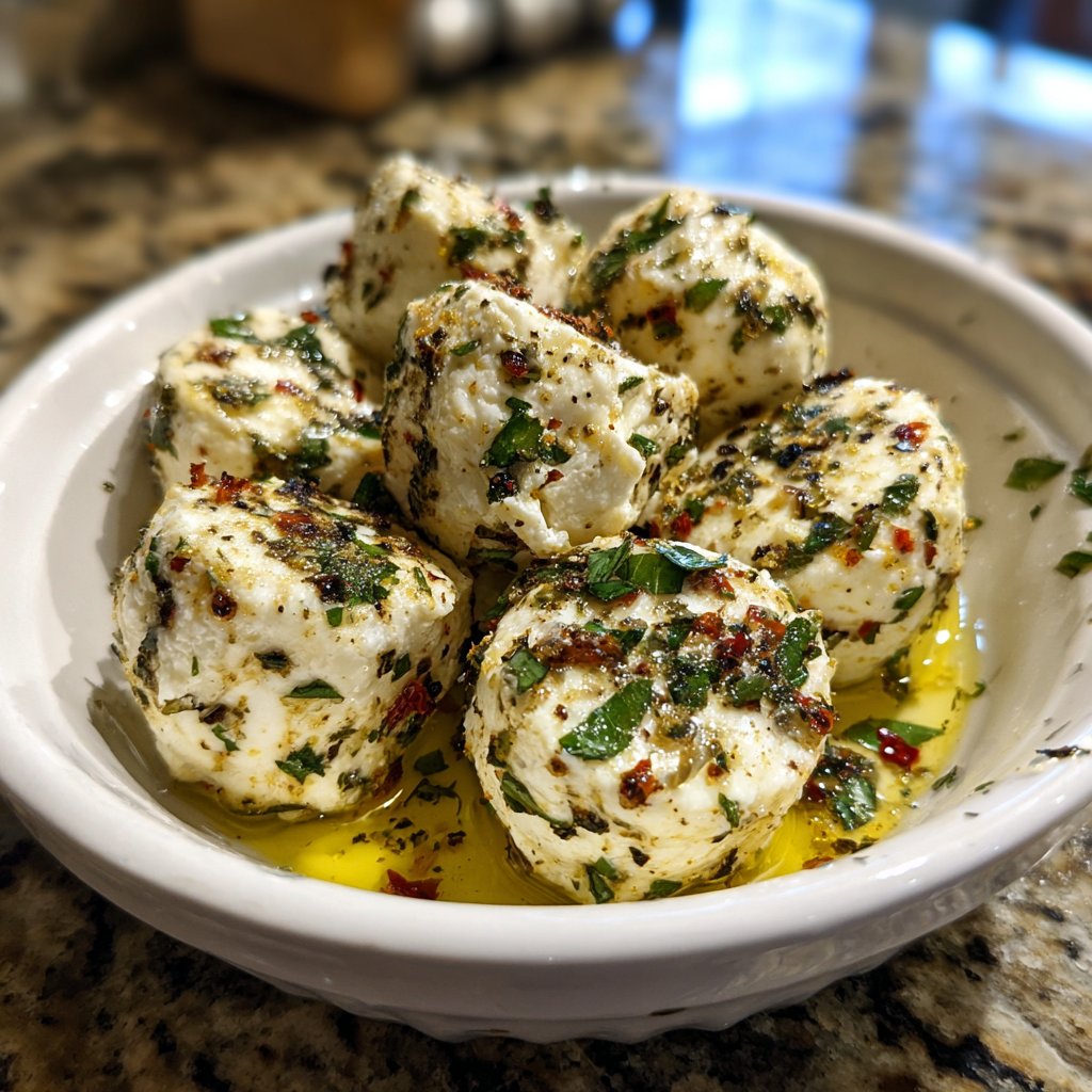 Herb-Infused Goat Cheese Bites