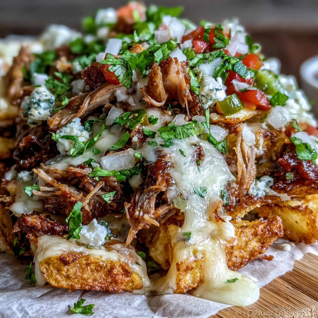 Pulled Pork & Plantain Nachos